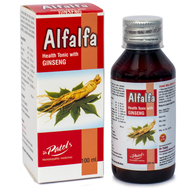 Alfalfa  (Ginseng syrup)- Health Tonic with Ginseng