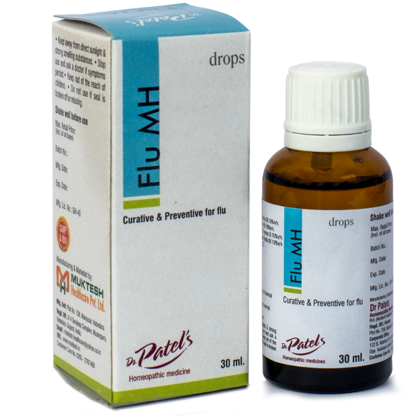 FLU MH (drops)- For Viral Fever and Body Ache